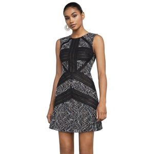 BCBGMAXAZRIA Tasha Floral Lace Cocktail Dress